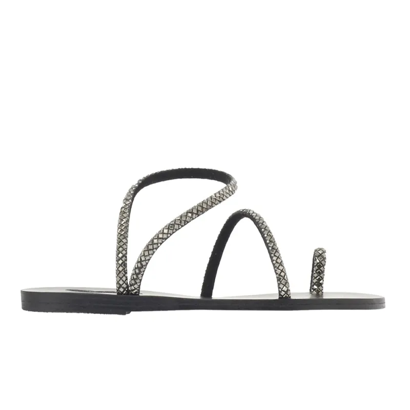 Apli Eleftheria Black sold by Ancient Greek Sandals