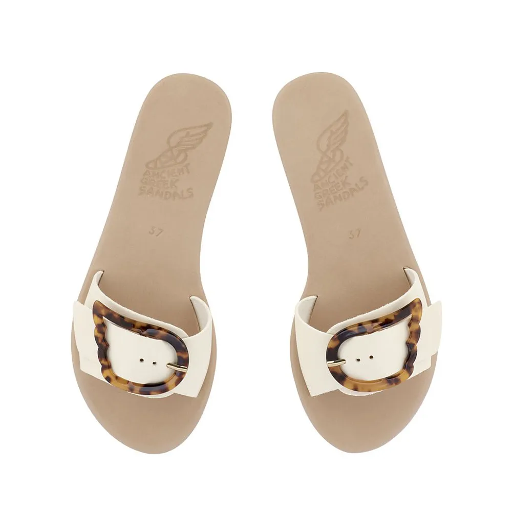Aglaia Off White/Tortoiseshell sold by Ancient Greek Sandals product image thumbnail 3
