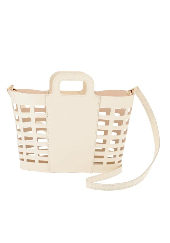 Demijohn Bucket Small Off White made by Ancient Greek Sandals