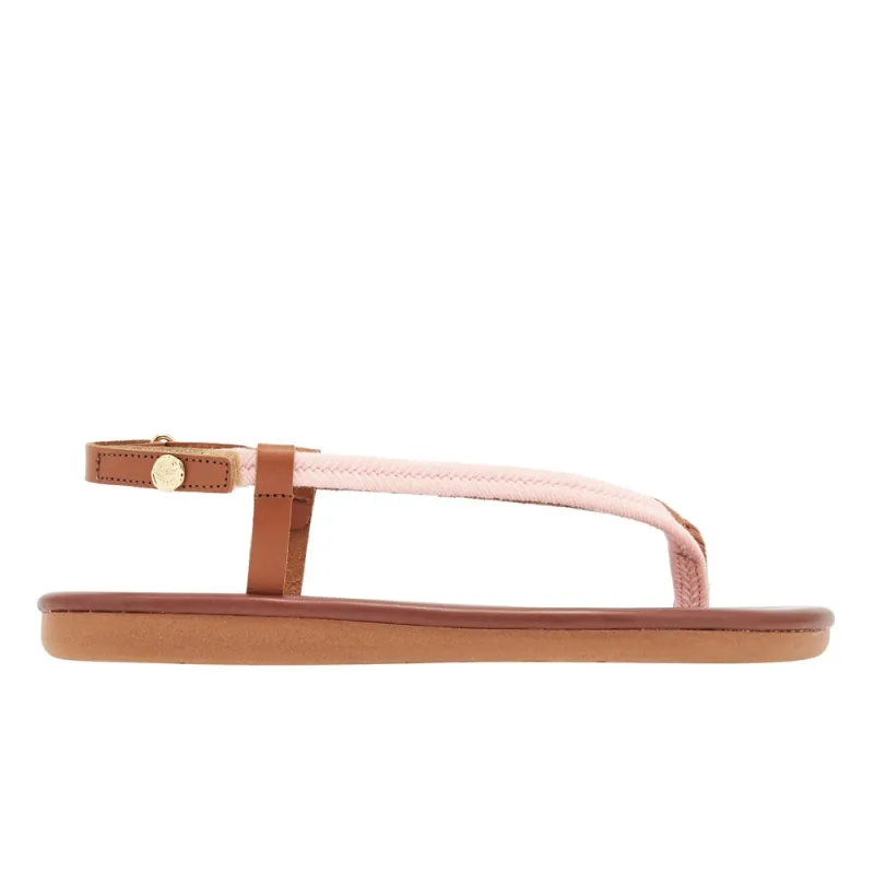 Zoi Pink/Tan sold by Ancient Greek Sandals