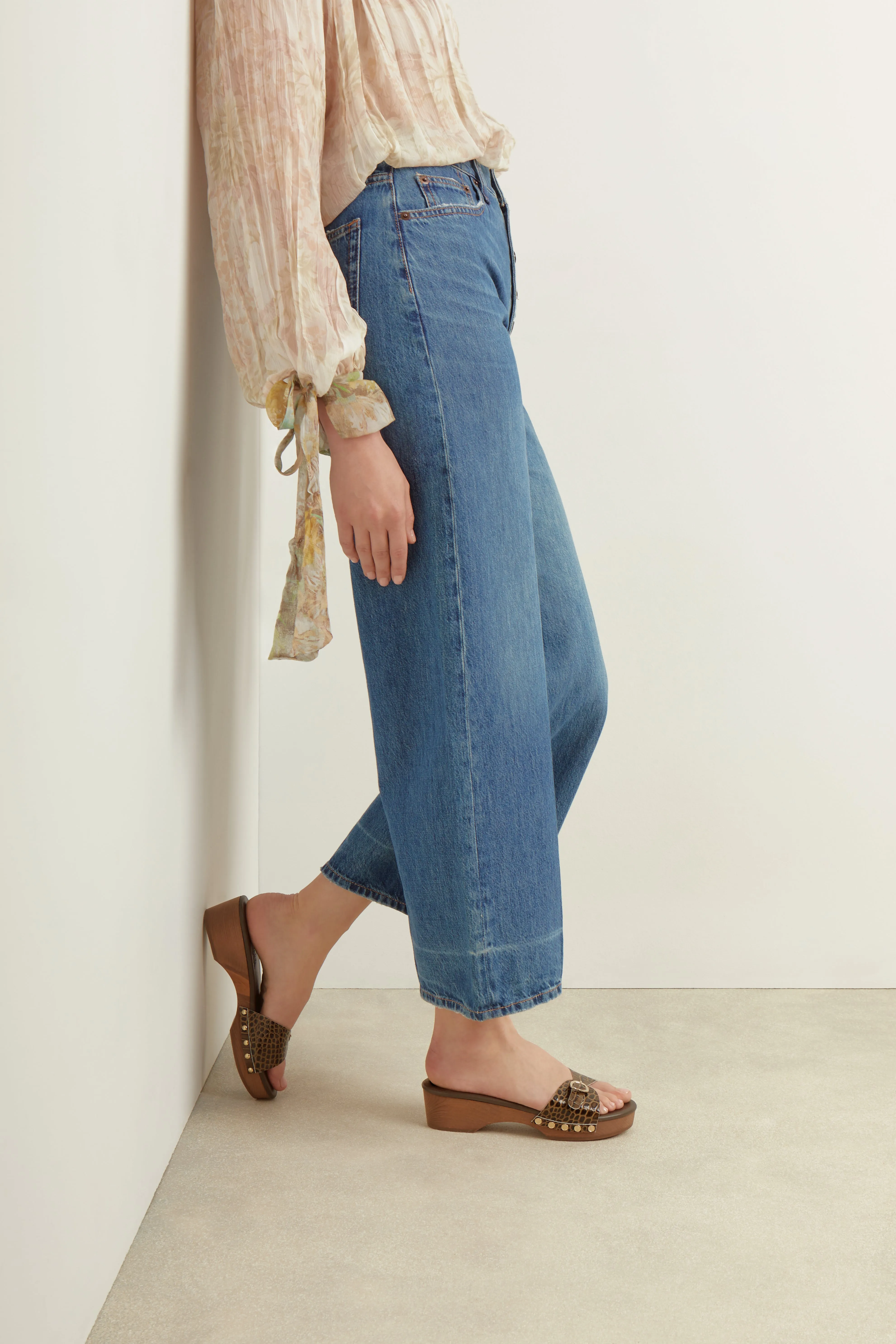 Omonia Clog Khaki sold by Ancient Greek Sandals product image thumbnail 2