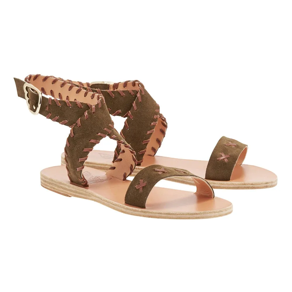 Ifigenia Stitch Khaki sold by Ancient Greek Sandals product image thumbnail 4