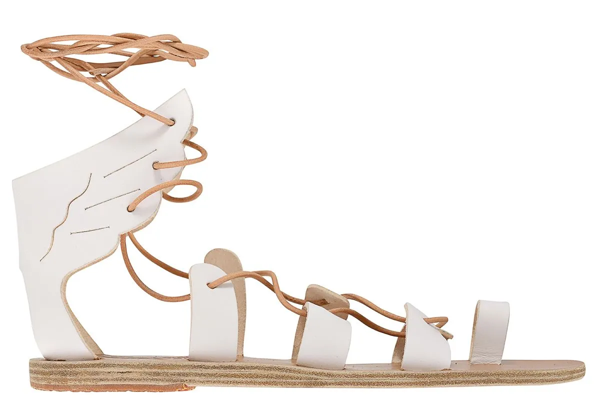 Fteroti White sold by Ancient Greek Sandals