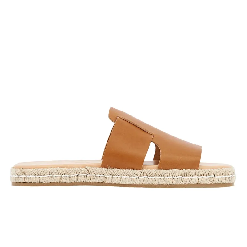 Miltiadis Espadrille Cuoio made by Ancient Greek Sandals