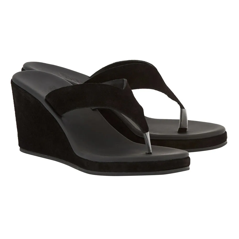 Charys Wedge Black sold by Ancient Greek Sandals product image thumbnail 4