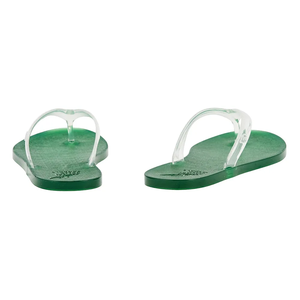 Jelly Flip Flop Clear/Green sold by Ancient Greek Sandals product image thumbnail 5