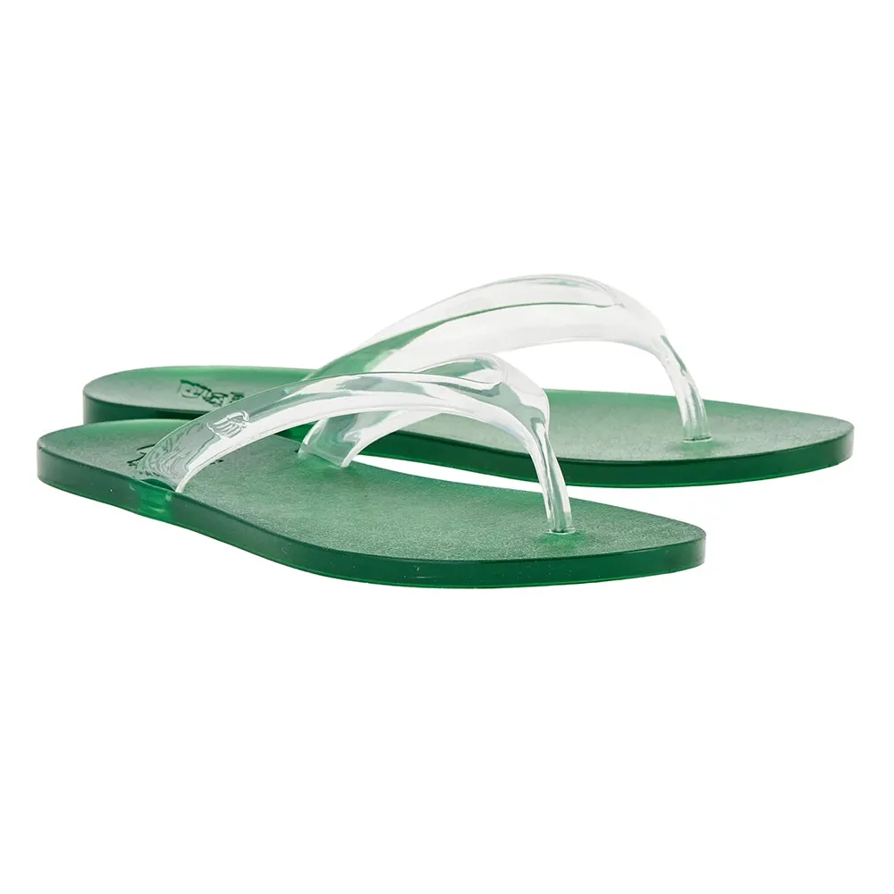 Jelly Flip Flop Clear/Green sold by Ancient Greek Sandals product image thumbnail 4