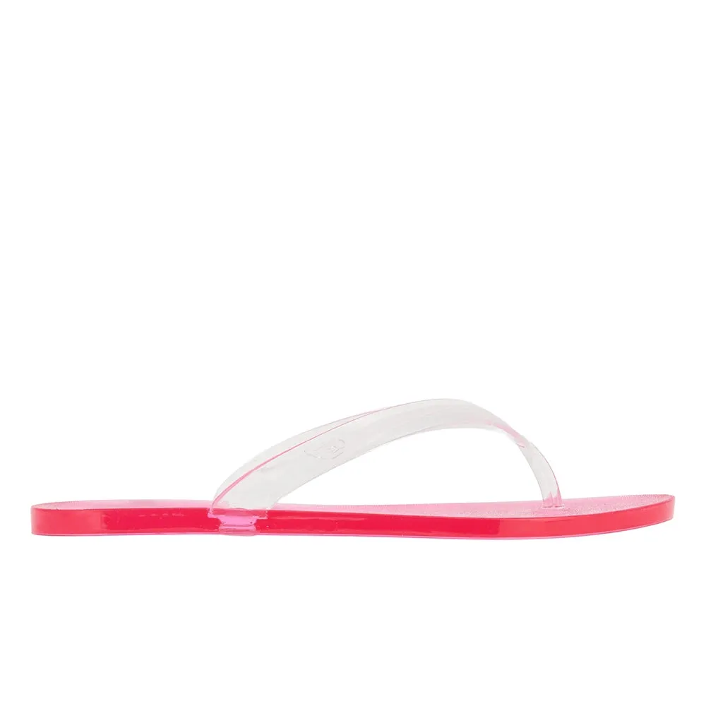 Jelly Flip Flop Clear/Pink sold by Ancient Greek Sandals