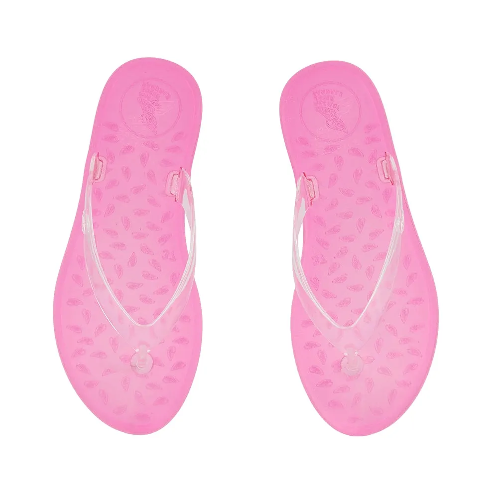 Jelly Flip Flop Clear/Pink sold by Ancient Greek Sandals product image thumbnail 2