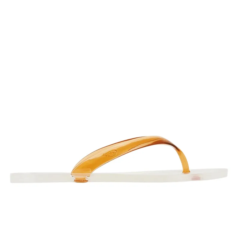 Jelly Flip Flop Caramel/Clear made by Ancient Greek Sandals