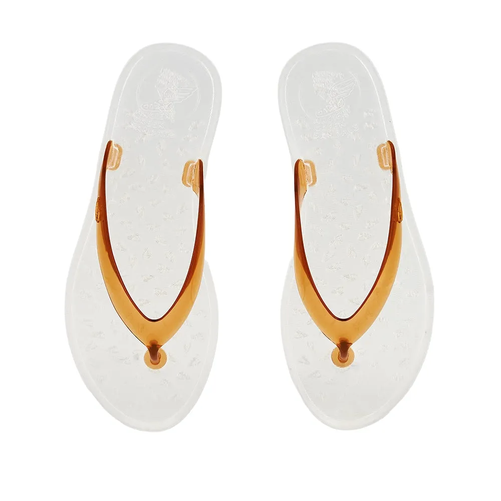 Jelly Flip Flop Caramel/Clear sold by Ancient Greek Sandals product image thumbnail 2