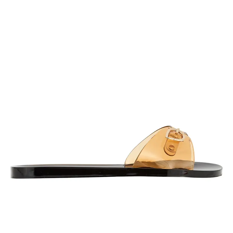 Filia Jelly Caramel/Black made by Ancient Greek Sandals