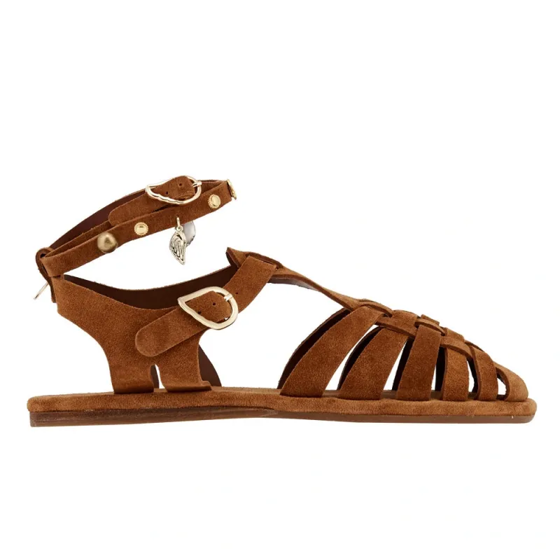 Karina Shells Rust made by Ancient Greek Sandals
