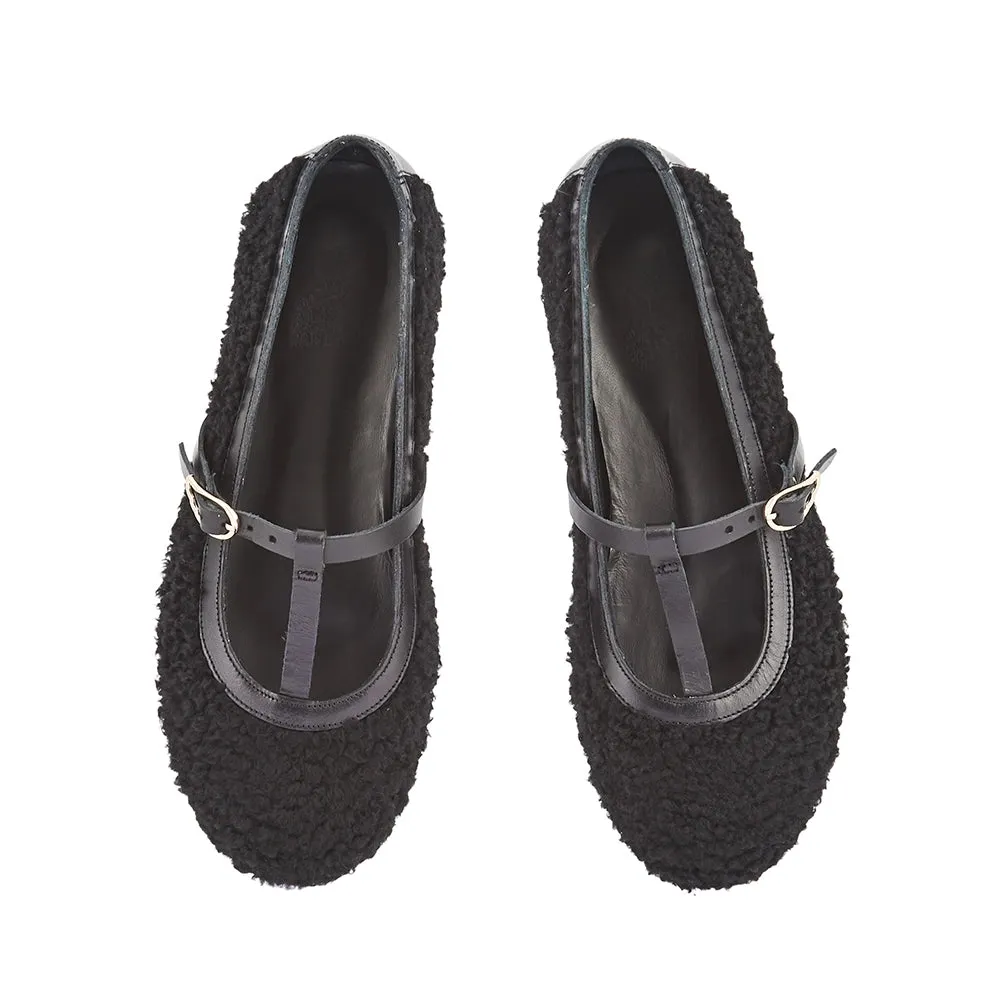 Aerati Ballet Flat Black sold by Ancient Greek Sandals product image thumbnail 2