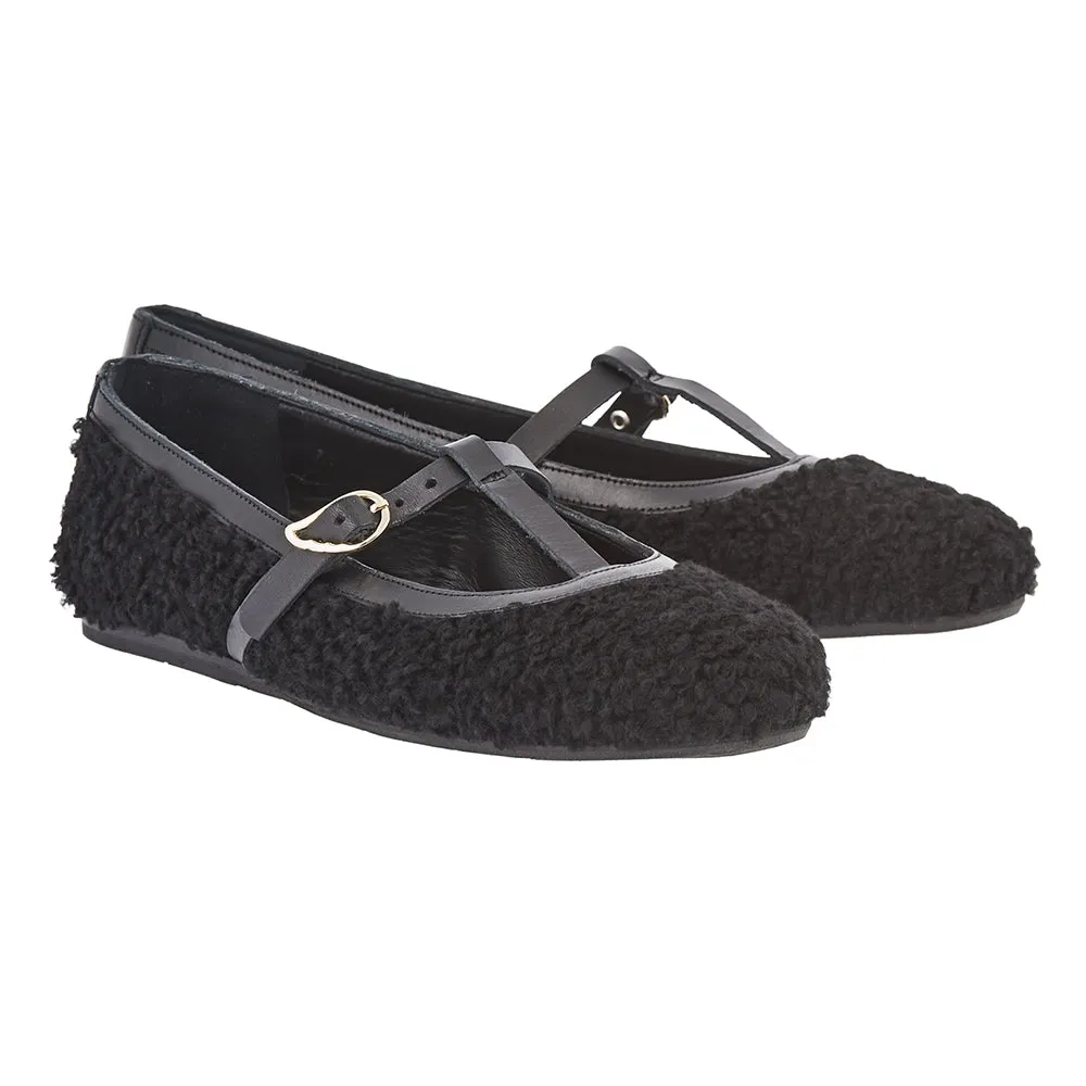 Aerati Ballet Flat Black sold by Ancient Greek Sandals product image thumbnail 3