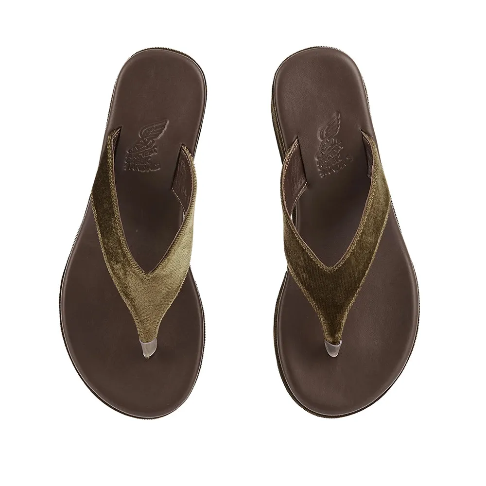 Charys Low Wedge Loden sold by Ancient Greek Sandals product image thumbnail 2