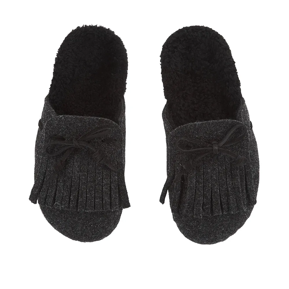 Vasilitsa Fringe Black sold by Ancient Greek Sandals product image thumbnail 2