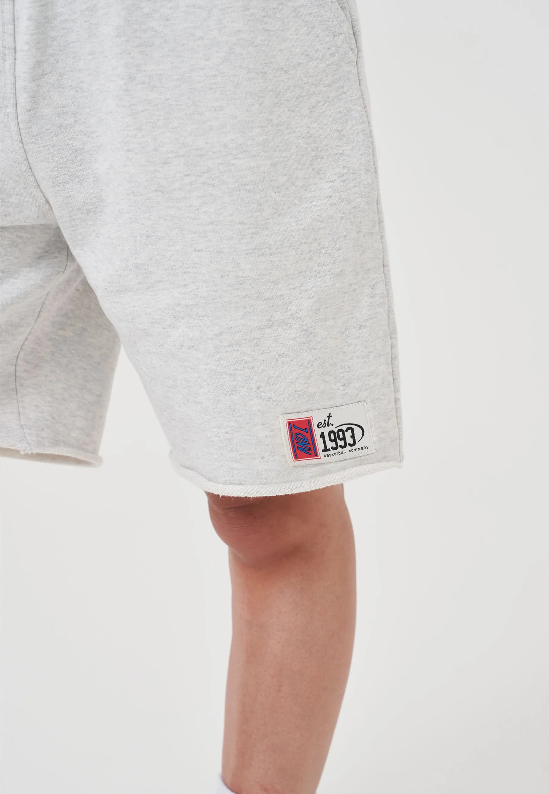 Womens Core Graffiti Logo Shorts - Frost Marl sold by And1 product image thumbnail 3