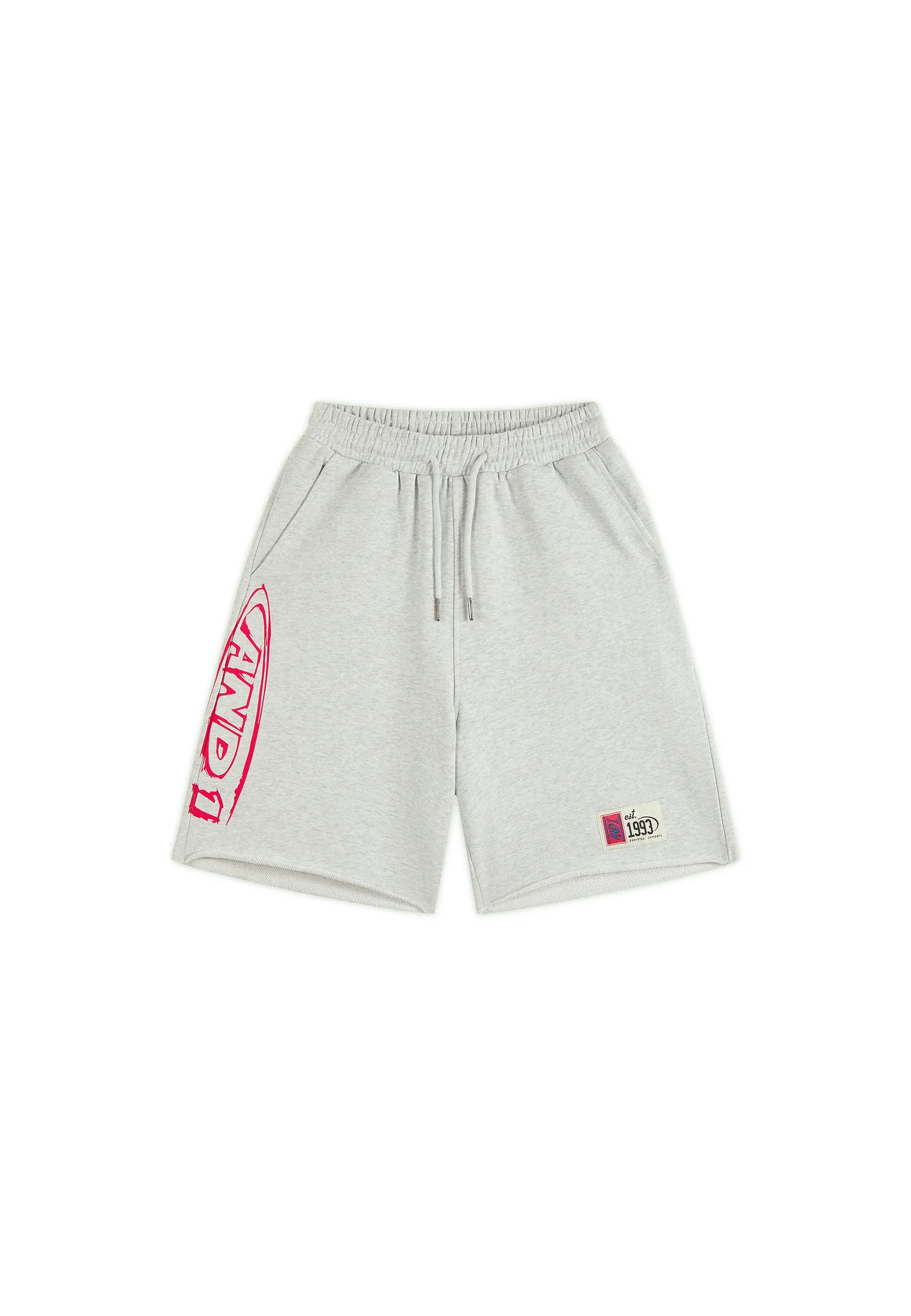 Womens Core Graffiti Logo Shorts - Frost Marl sold by And1 product image thumbnail 4