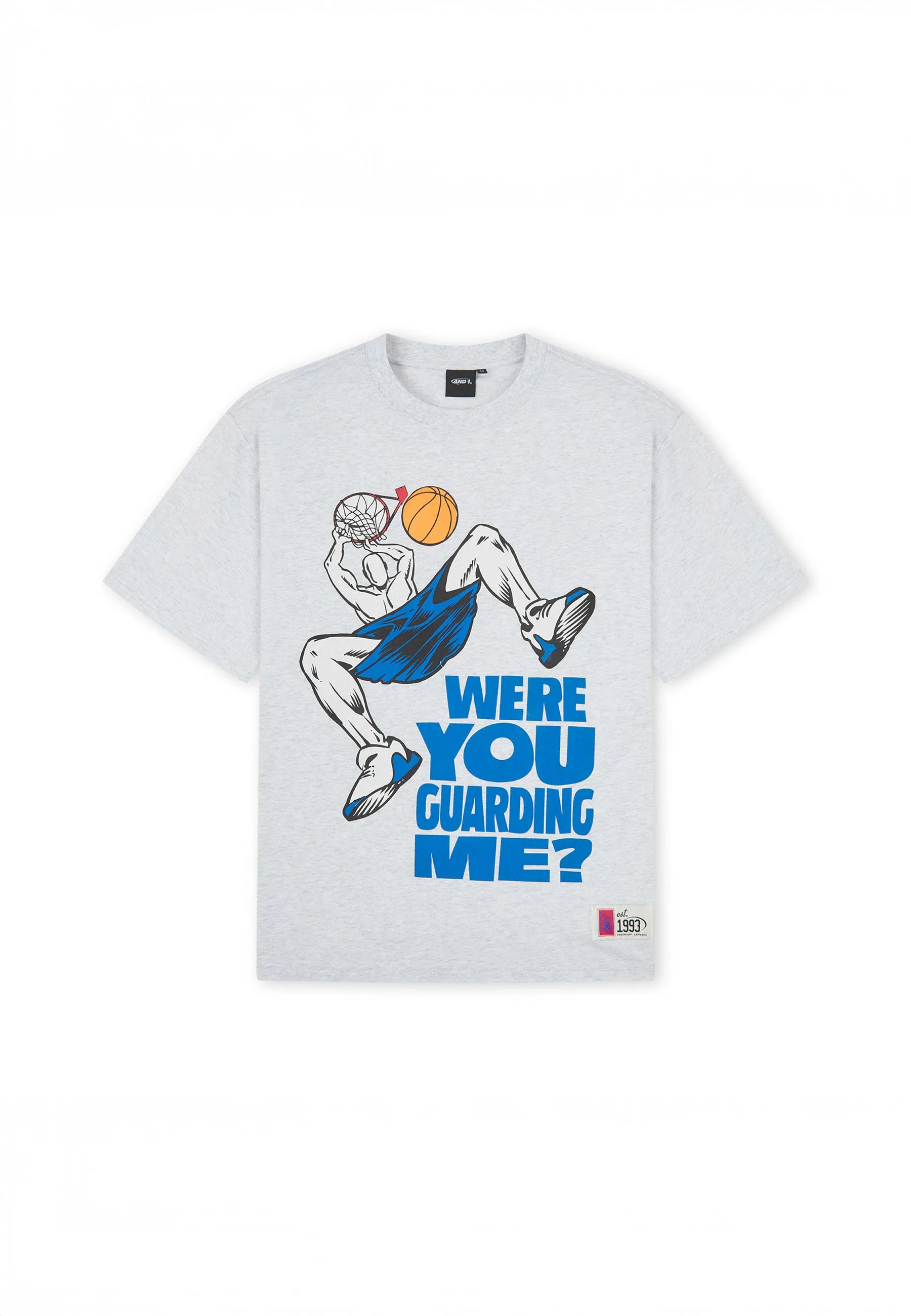 Womens Guarding Me Trash Talk T-Shirt - Frost Marl sold by And1 product image thumbnail 5
