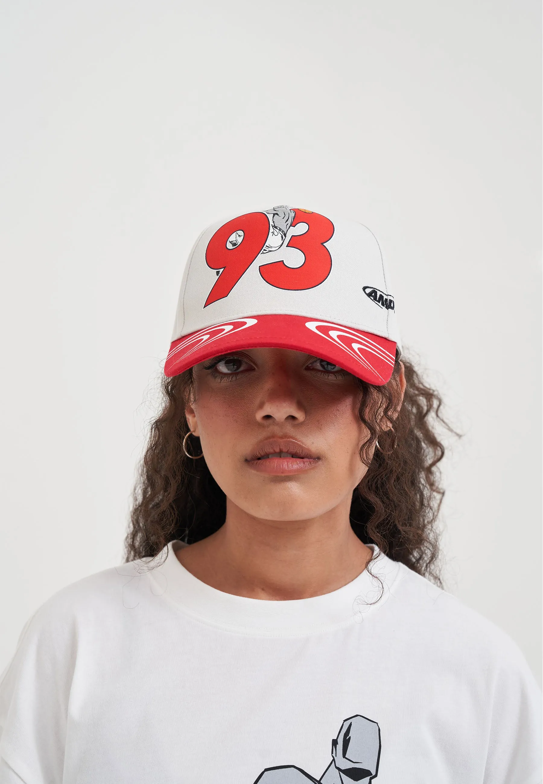 Unisex 93 Logo 5 Panel Baseball Cap - Grey sold by And1 product image thumbnail 2