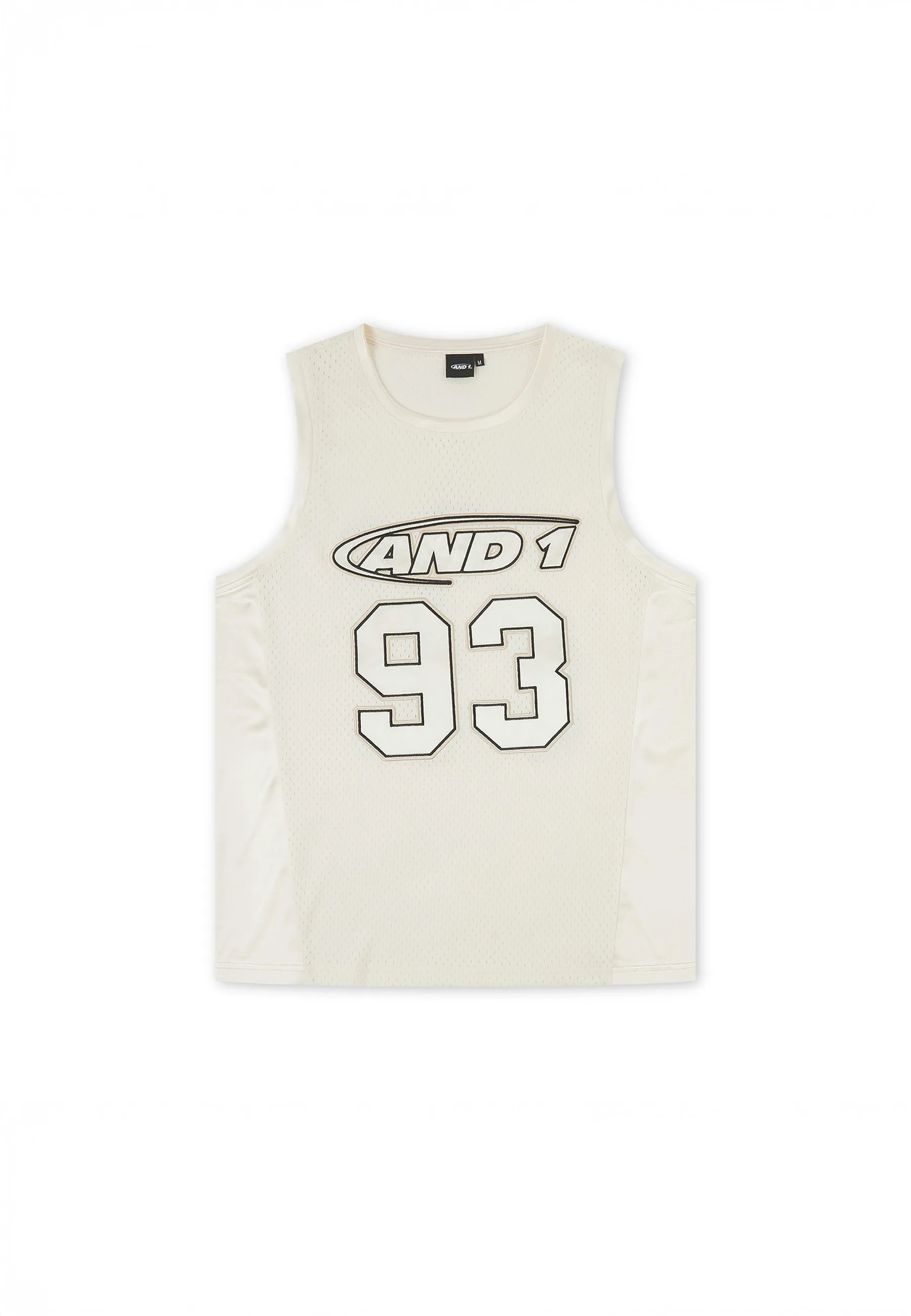 Mens 93 Airtex Vest Top - Ecru sold by And1 product image thumbnail 4