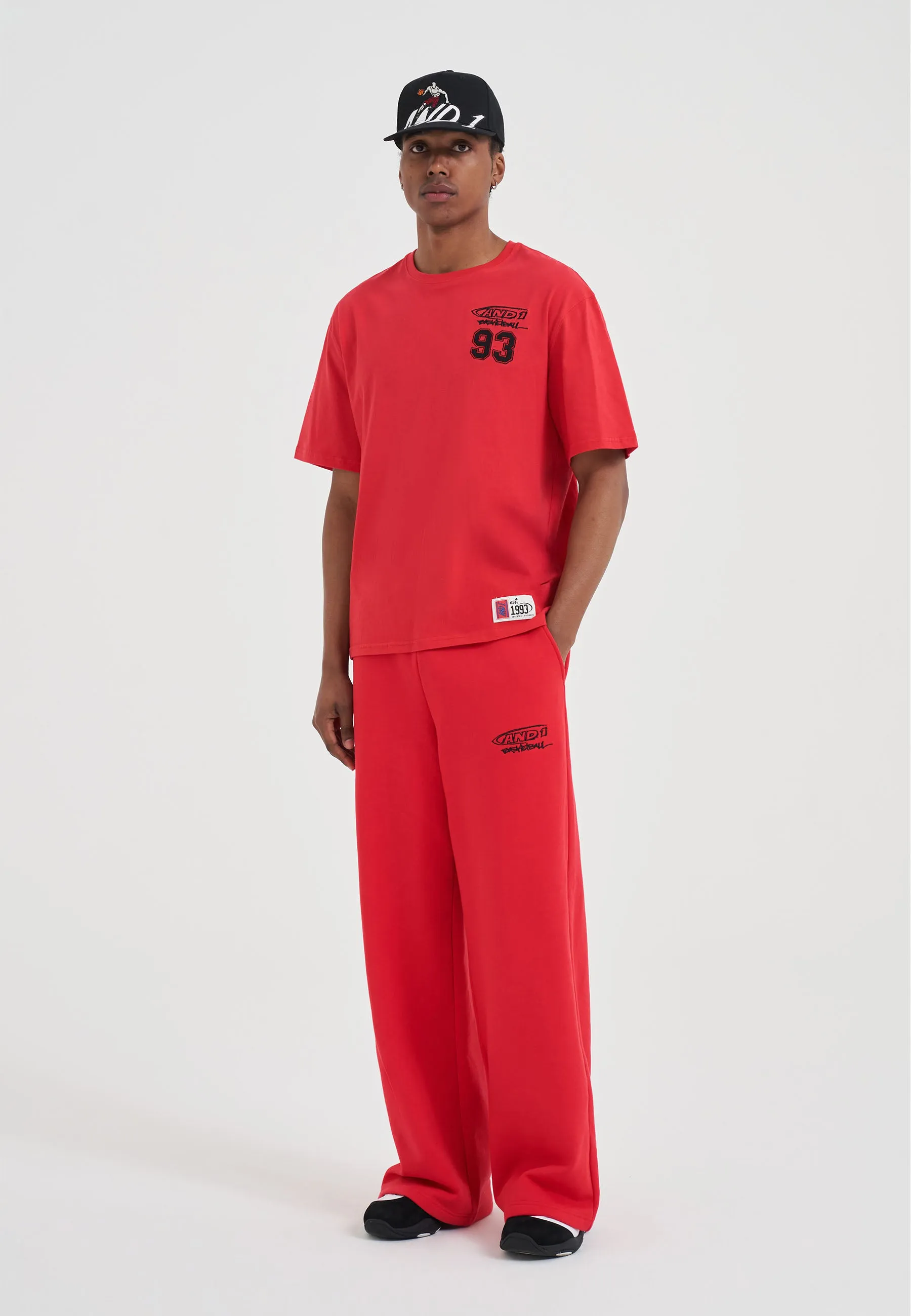 Mens Core 93 Logo T-Shirt - Red sold by And1 product image thumbnail 3