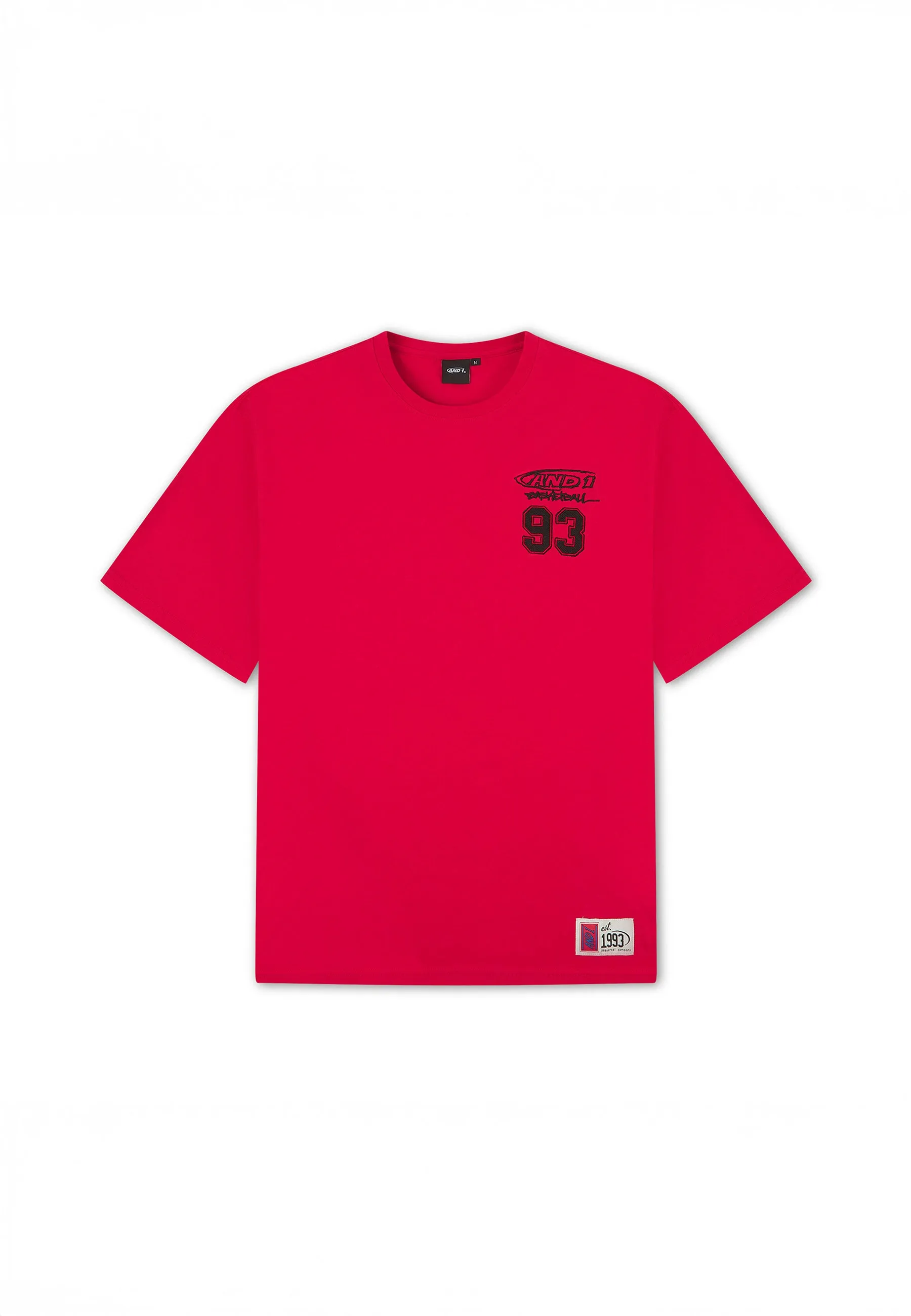 Mens Core 93 Logo T-Shirt - Red sold by And1 product image thumbnail 5
