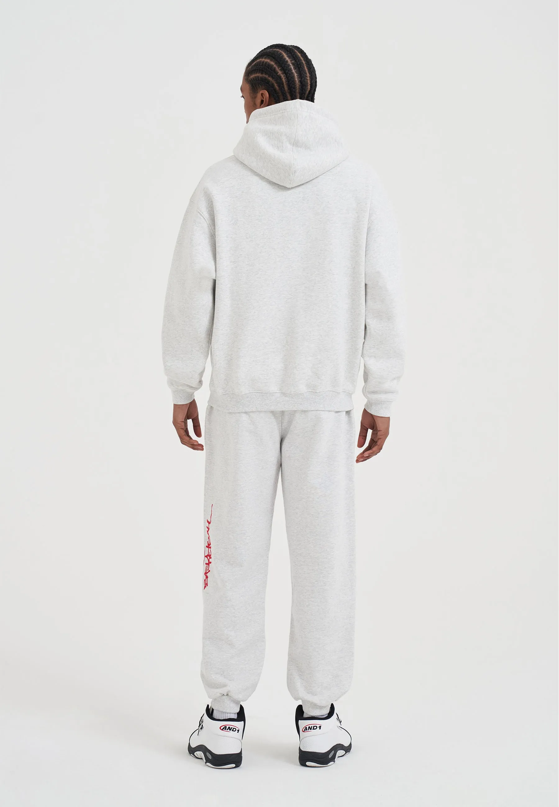 Mens Core Graffiti Logo Hoodie - Grey sold by And1 product image thumbnail 2