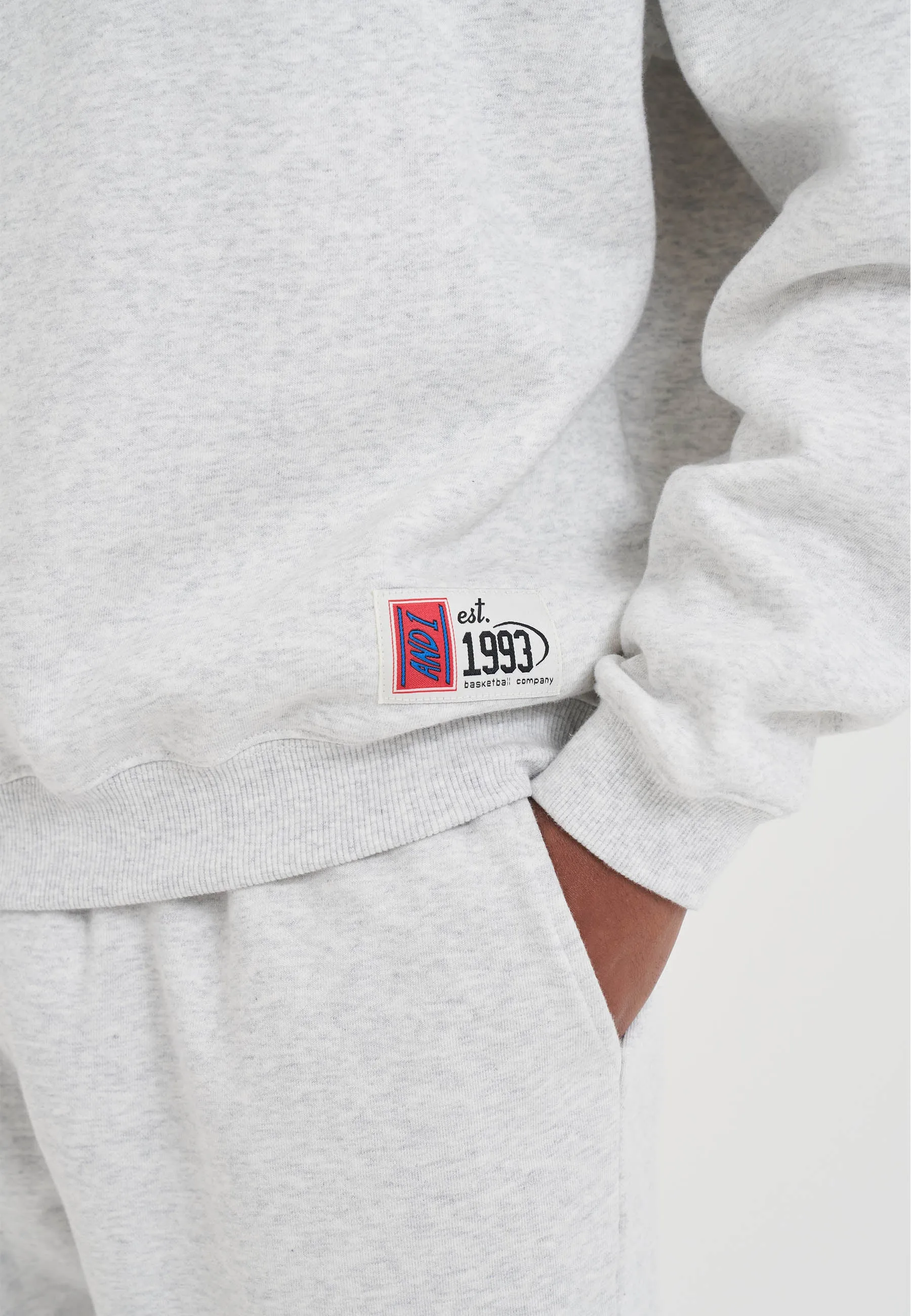 Mens Core Graffiti Logo Hoodie - Grey sold by And1 product image thumbnail 3