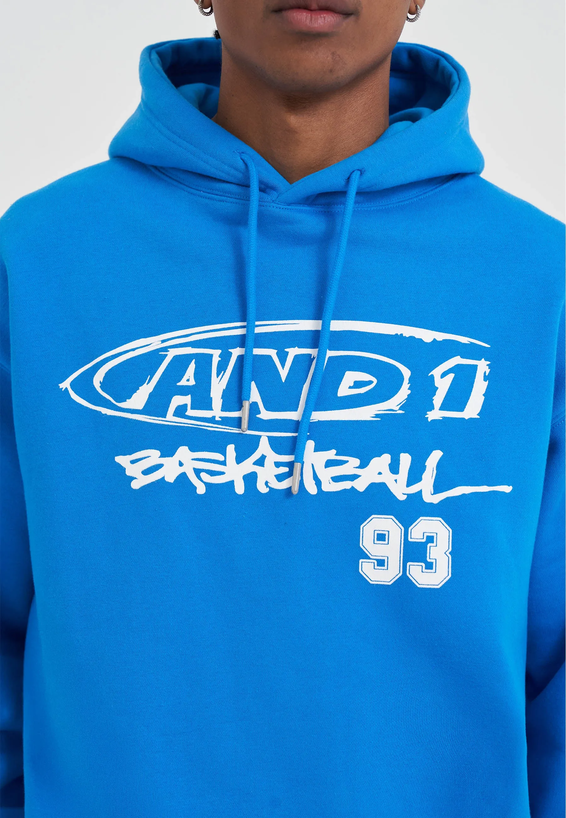Mens Core Graffiti Logo Hoodie - Blue sold by And1 product image thumbnail 3