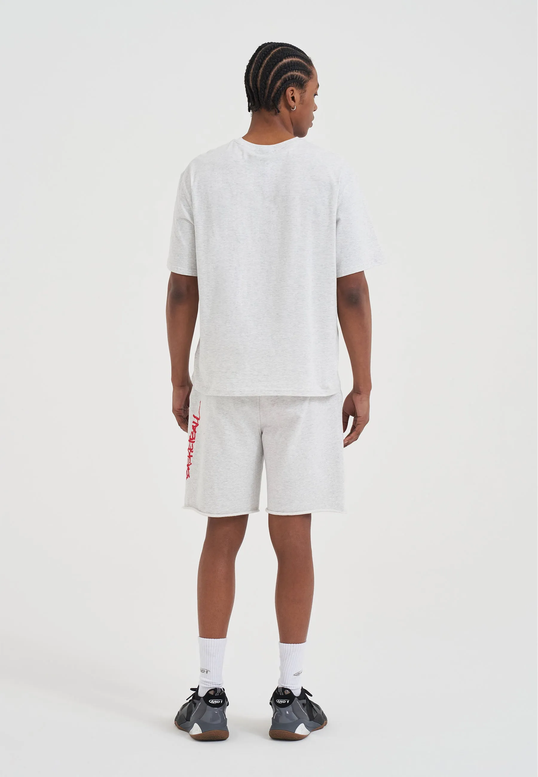 Mens Core Graffiti Logo T-Shirt - Frost Marl sold by And1 product image thumbnail 2