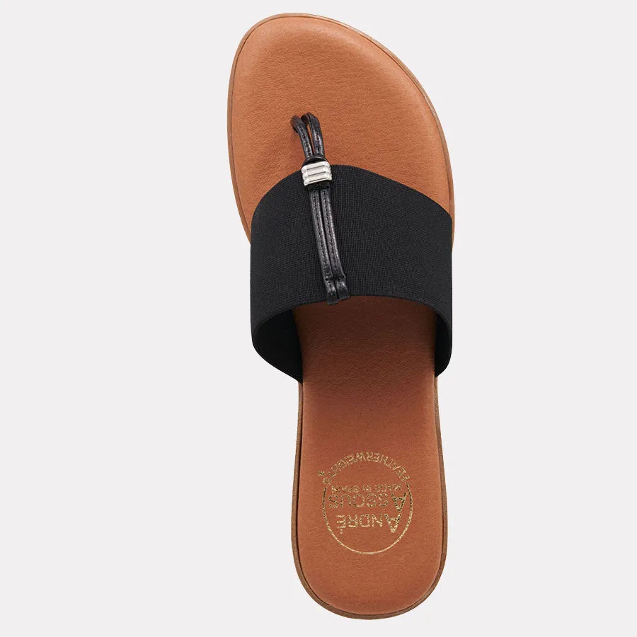 Nice Black on Black Featherweights™ Sandal sold by Andre Assous product image thumbnail 3