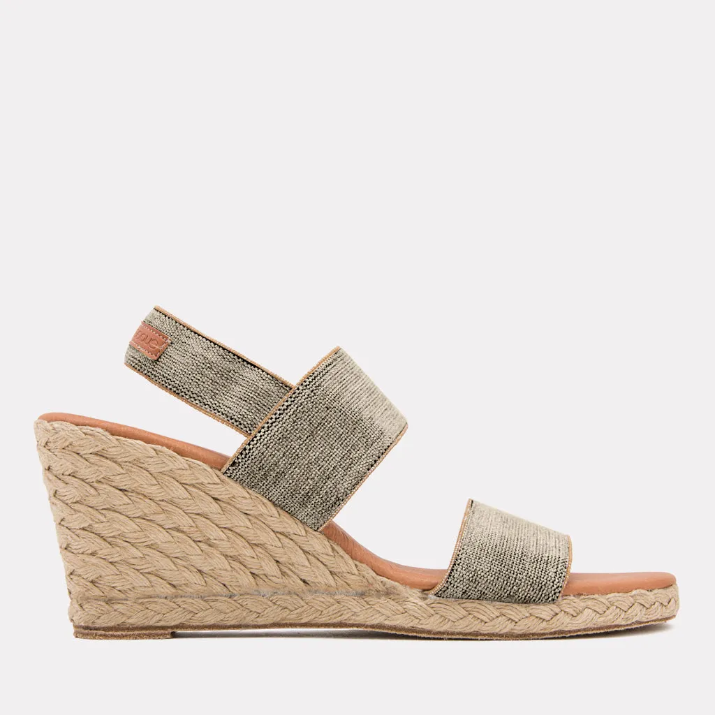 Allison Linen Espadrille Wedge sold by Andre Assous product image thumbnail 2