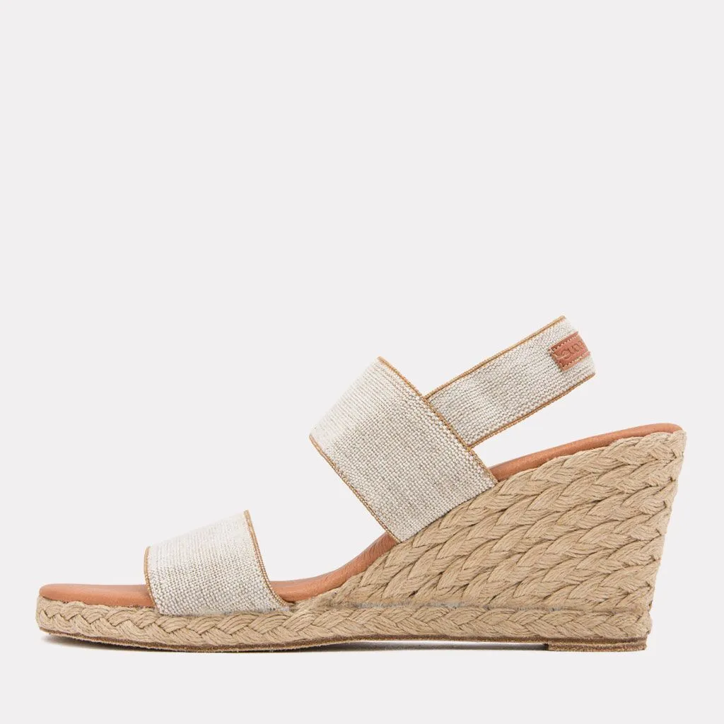 Allison Linen Espadrille Wedge sold by Andre Assous product image thumbnail 4