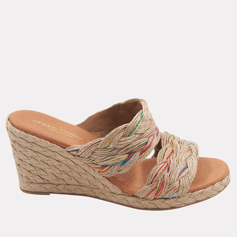 Nolita Woven Espadrille Wedge sold by Andre Assous
