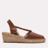 Dainty Leather Espadrille Wedge sold by Andre Assous