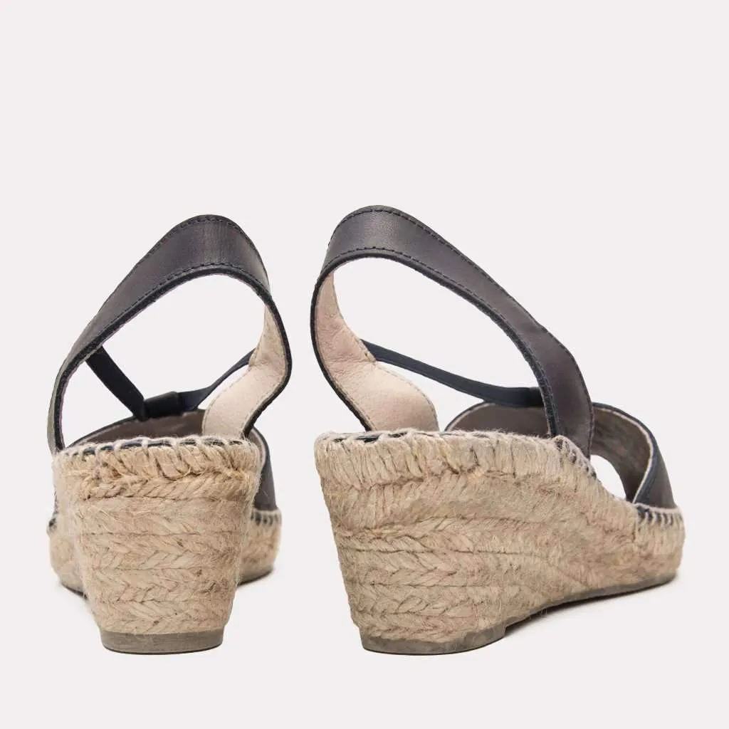 Dainty Leather Espadrille Wedge sold by Andre Assous product image thumbnail 4