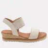 Neveah Linen Wedge sold by Andre Assous
