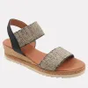 Neveah Linen Wedge sold by Andre Assous