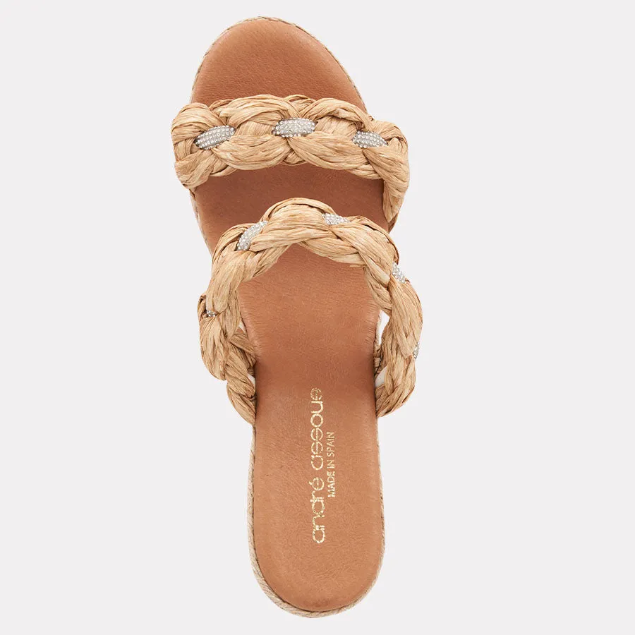 Nolita Crystal Espadrille Wedge sold by Andre Assous product image thumbnail 5