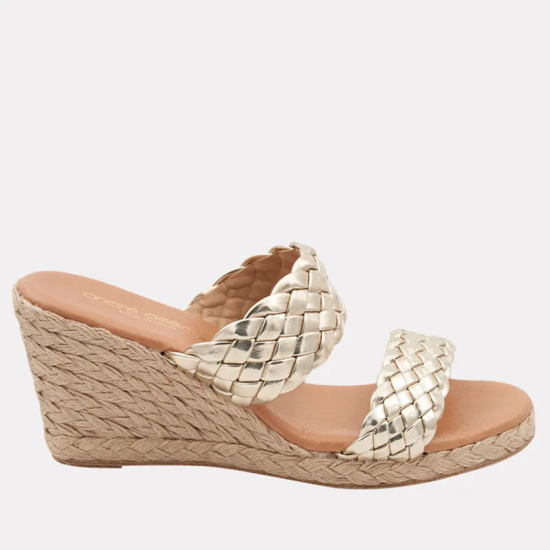 Aria Espadrille Wedge sold by Andre Assous