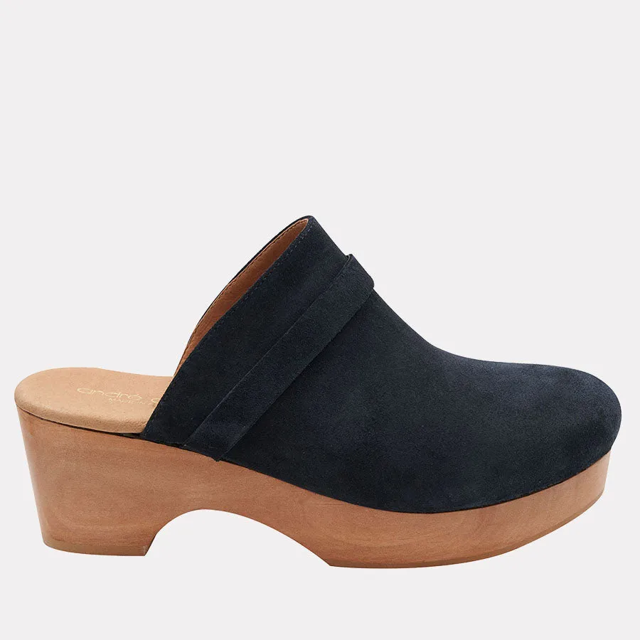 Sofi Suede Clog sold by Andre Assous