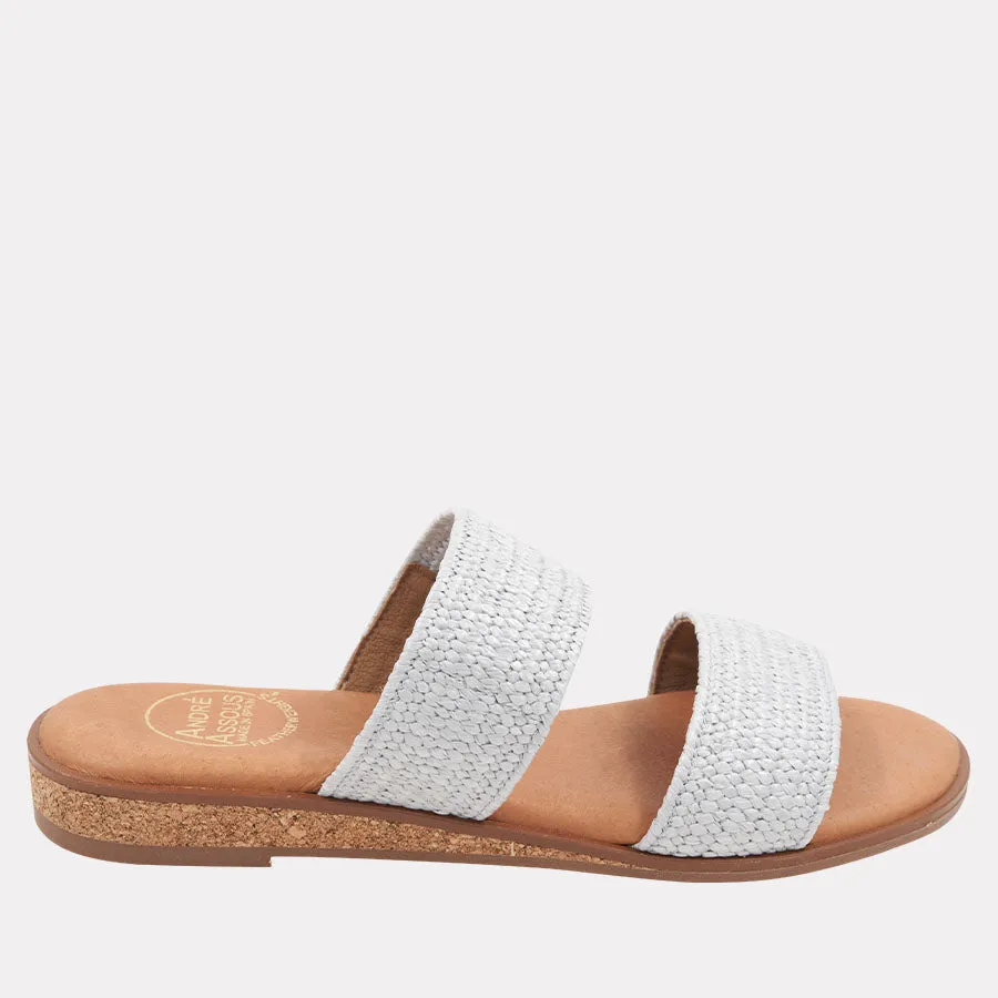 Galia Stretch Raffia Featherweights™ Sandal sold by Andre Assous product image thumbnail 4