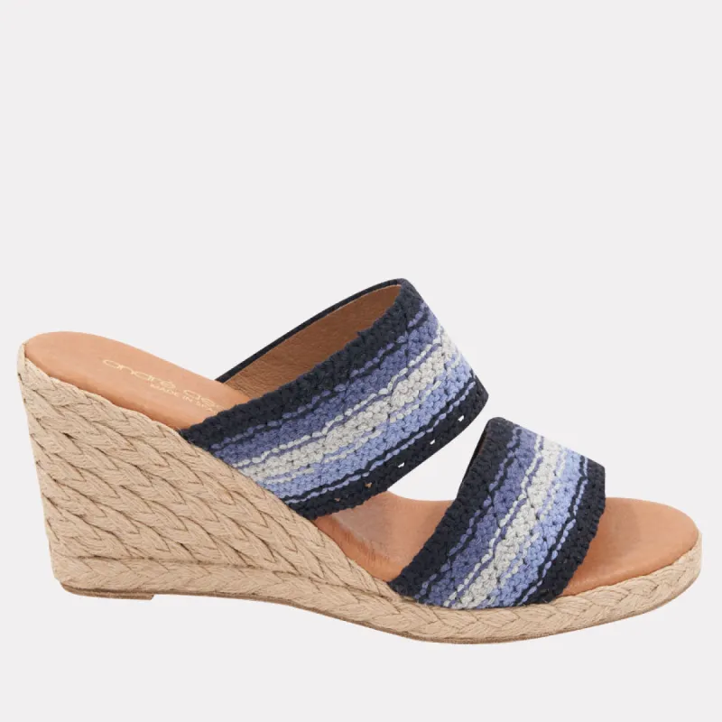 Nolita Crochet Espadrille Wedge sold by Andre Assous