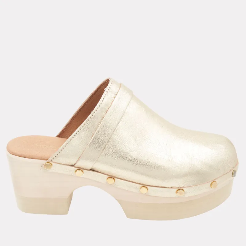Olivia Featherweights™ Metallic Clog sold by Andre Assous