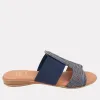 Noor Navy Featherweights™ Sandal sold by Andre Assous