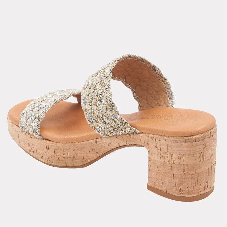 Cairo Woven Raffia Heel sold by Andre Assous product image thumbnail 2