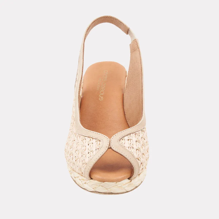 Audrey Woven Espadrille Wedge sold by Andre Assous product image thumbnail 4