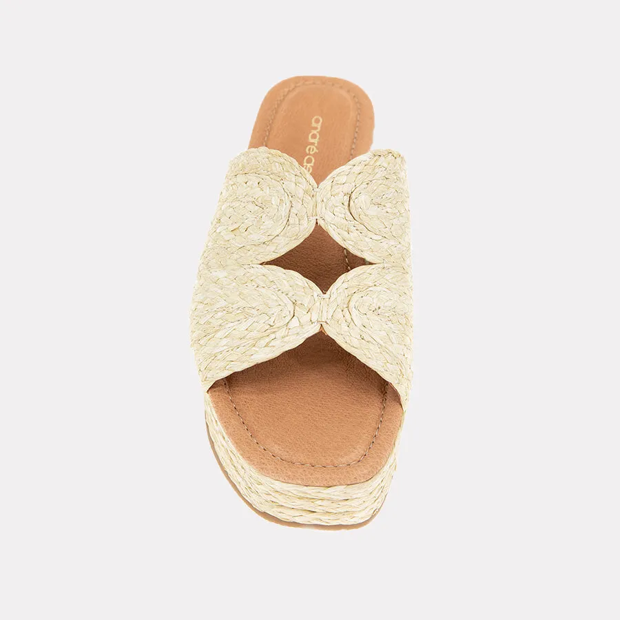 Serene Raffia Espadrille Wedge sold by Andre Assous product image thumbnail 3